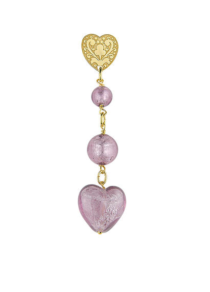pink-stone-heart-single-earring