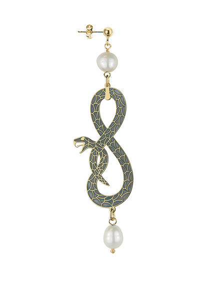 single-snake-eight-small-pearl-earring