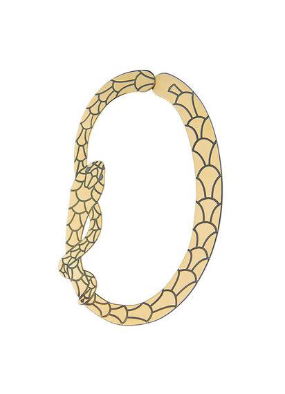 single-small-oval-snake-earring