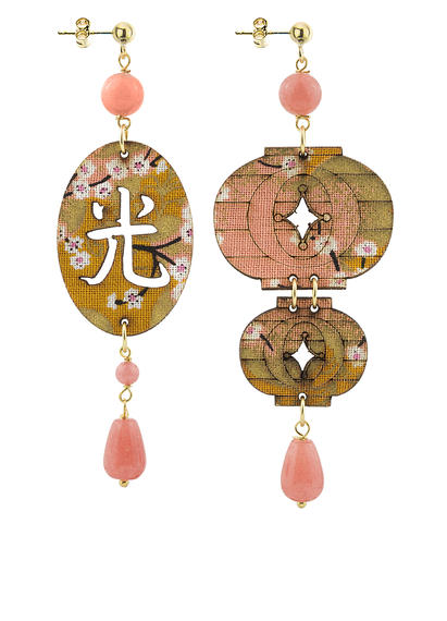 faceted-pink-shaded-silk-lantern-earrings