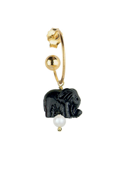 elephant-bell-single-earring
