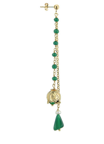 earring-rosario-single-green-bell