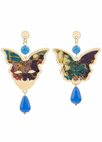 butterfly-and-mask-mini-silver-light-blue-earrings