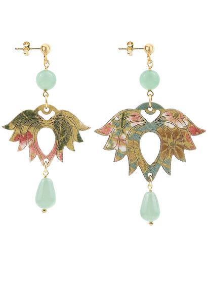 lotus-small-jade-green-silk-earrings