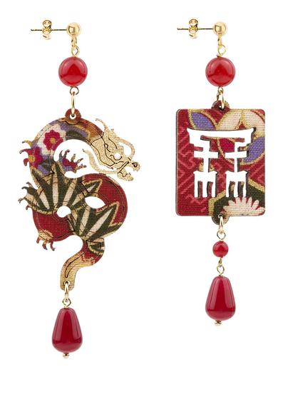 dragon-silk-and-leather-ruby-earrings