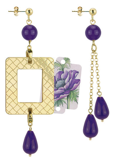purple-peony-frame-earrings