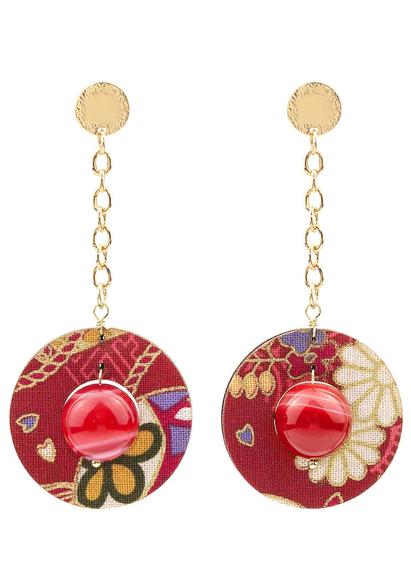 tan-mono-ruby-chain-earrings