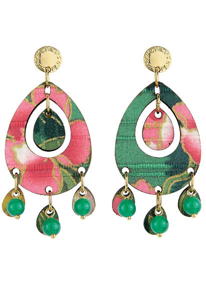 earrings-tan-mono-oval-green