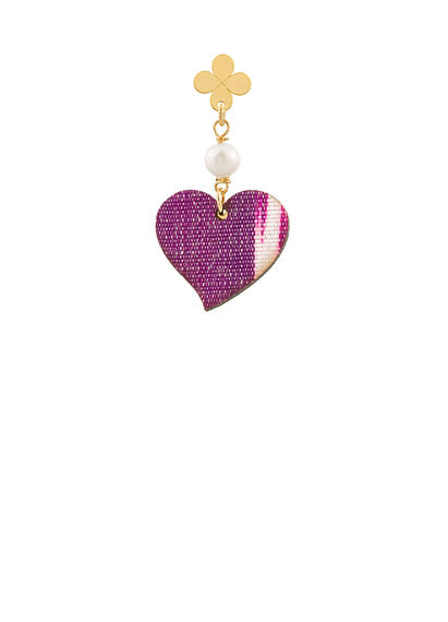 medium-purple-pearl-heart-single-earring